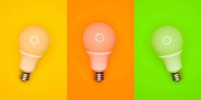 Different types of lightbulbs